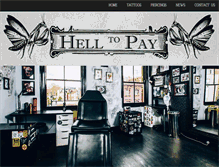 Tablet Screenshot of helltopaytattoos.com